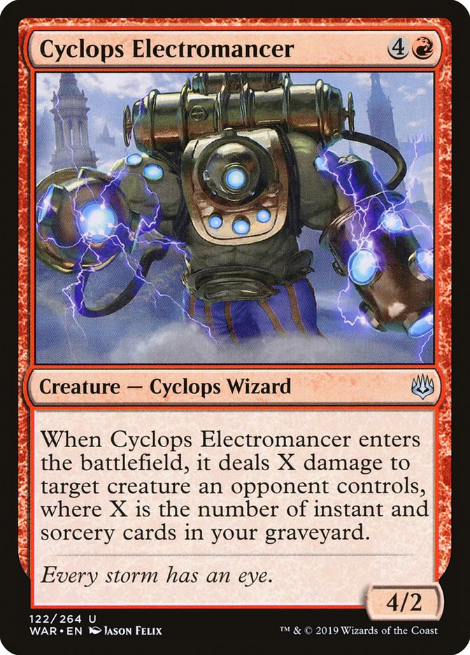 Cyclops Electromancer [War of the Spark] | Dragon's Lair Comics and Fantasy Houston TX