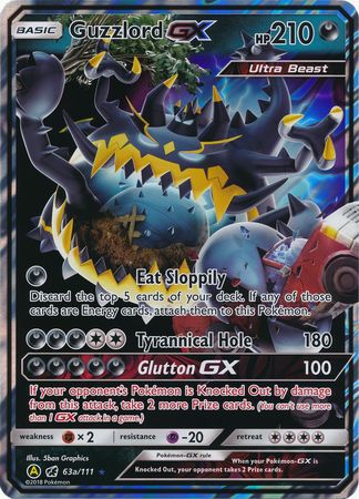 Guzzlord GX (63a/111) (Jumbo Card) [Sun & Moon: Crimson Invasion] | Dragon's Lair Comics and Fantasy Houston TX