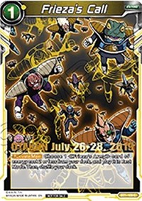 Frieza's Call (OTAKON 2019) (BT1-109_PR) [Promotion Cards] | Dragon's Lair Comics and Fantasy Houston TX
