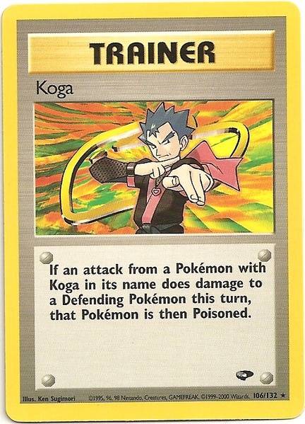Koga (106/132) [Gym Challenge Unlimited] | Dragon's Lair Comics and Fantasy Houston TX