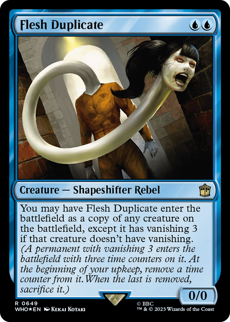 Flesh Duplicate (Surge Foil) [Doctor Who] | Dragon's Lair Comics and Fantasy Houston TX