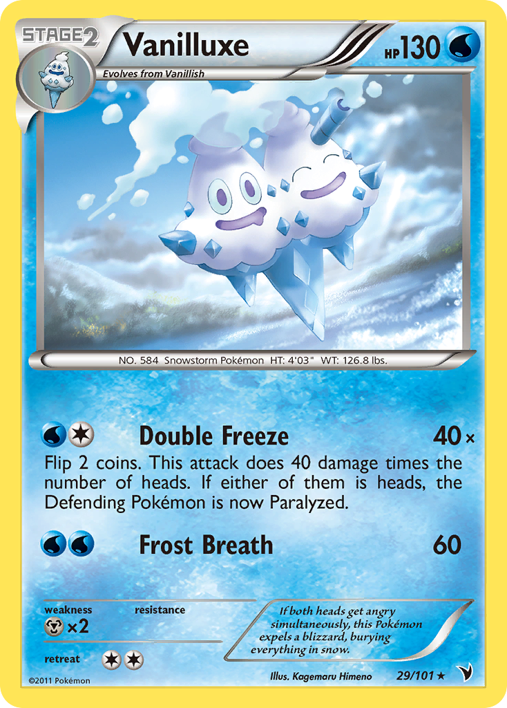 Vanilluxe (29/101) [Black & White: Noble Victories] | Dragon's Lair Comics and Fantasy Houston TX