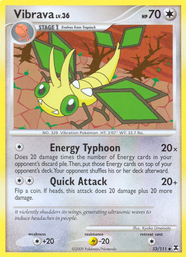 Vibrava (53/111) [Platinum: Rising Rivals] | Dragon's Lair Comics and Fantasy Houston TX