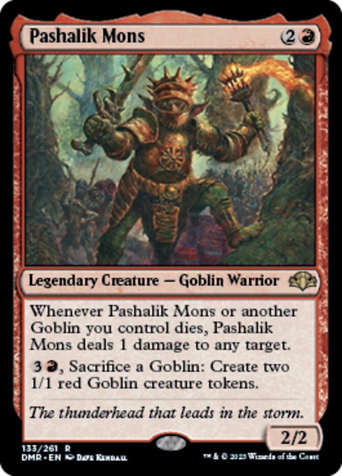 Pashalik Mons [Dominaria Remastered] | Dragon's Lair Comics and Fantasy Houston TX