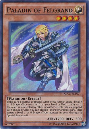 Paladin of Felgrand [OP03-EN007] Super Rare | Dragon's Lair Comics and Fantasy Houston TX
