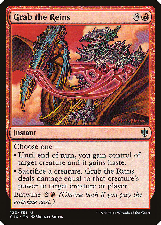 Grab the Reins [Commander 2016] | Dragon's Lair Comics and Fantasy Houston TX