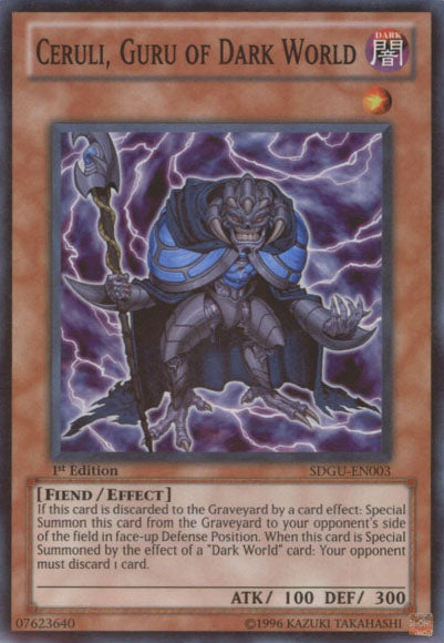 Ceruli, Guru of Dark World [SDGU-EN003] Super Rare | Dragon's Lair Comics and Fantasy Houston TX