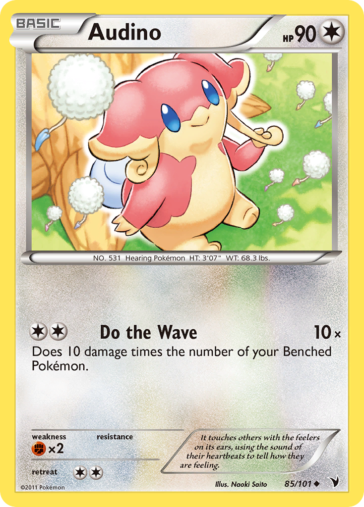 Audino (85/101) [Black & White: Noble Victories] | Dragon's Lair Comics and Fantasy Houston TX