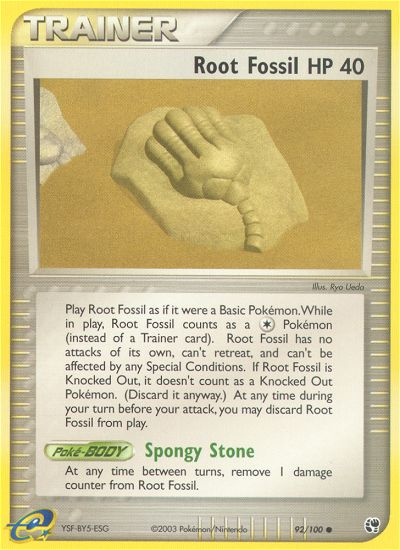 Root Fossil (92/100) [EX: Sandstorm] | Dragon's Lair Comics and Fantasy Houston TX