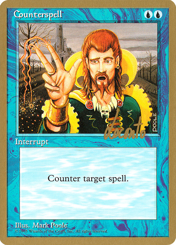 Counterspell (Michael Loconto) [Pro Tour Collector Set] | Dragon's Lair Comics and Fantasy Houston TX