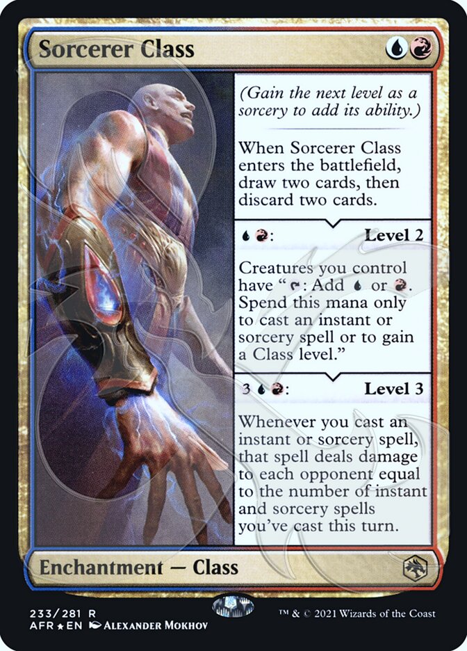 Sorcerer Class (Ampersand Promo) [Dungeons & Dragons: Adventures in the Forgotten Realms Promos] | Dragon's Lair Comics and Fantasy Houston TX