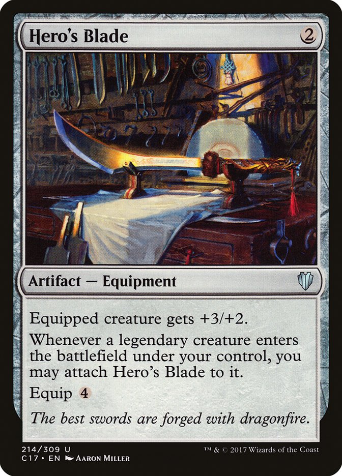 Hero's Blade [Commander 2017] | Dragon's Lair Comics and Fantasy Houston TX