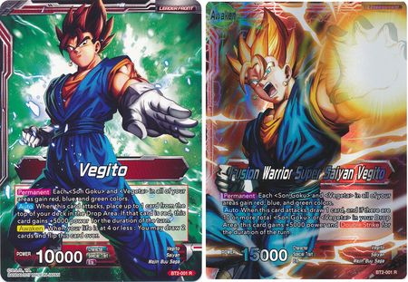 Vegito // Fusion Warrior Super Saiyan Vegito (BT2-001) [Union Force] | Dragon's Lair Comics and Fantasy Houston TX