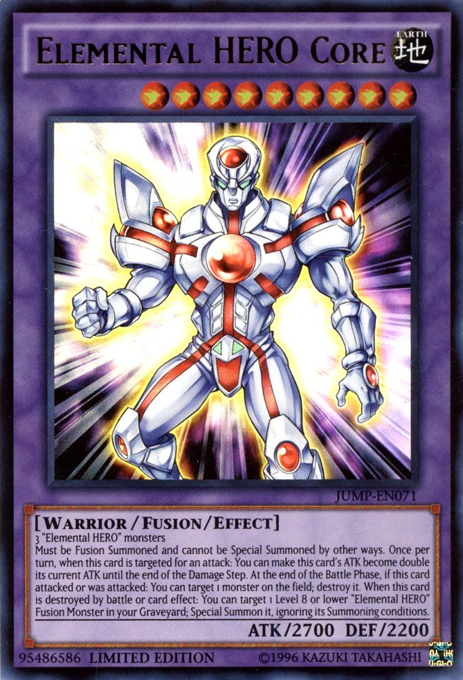 Elemental Hero Core [JUMP-EN071] Ultra Rare | Dragon's Lair Comics and Fantasy Houston TX