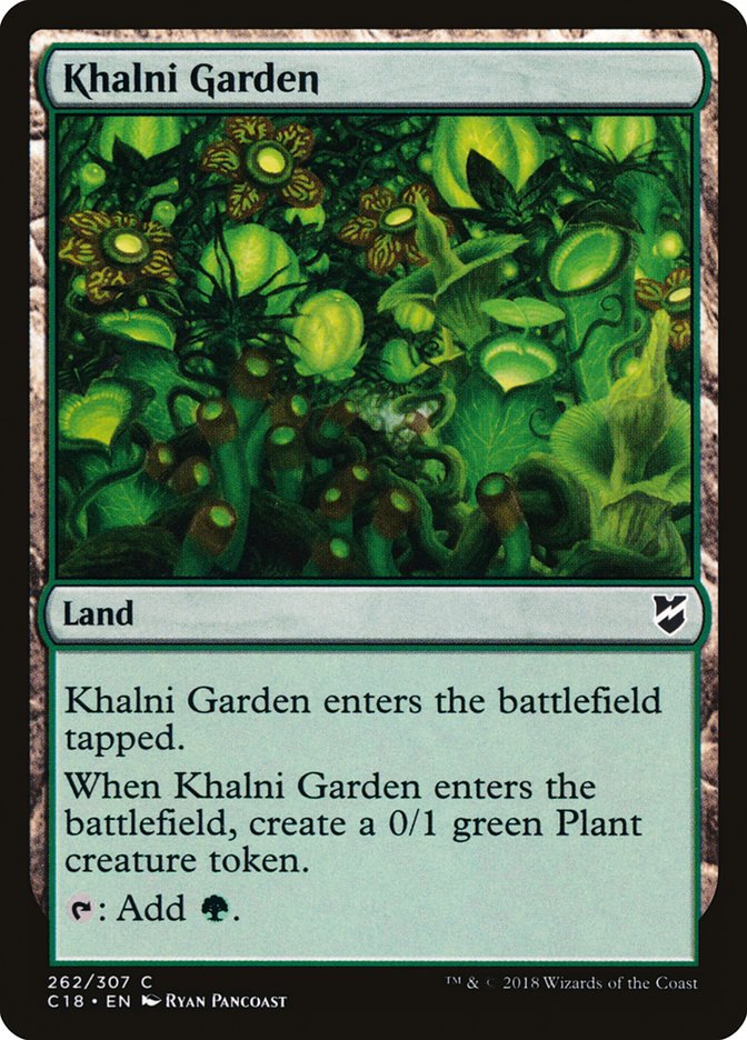 Khalni Garden [Commander 2018] | Dragon's Lair Comics and Fantasy Houston TX