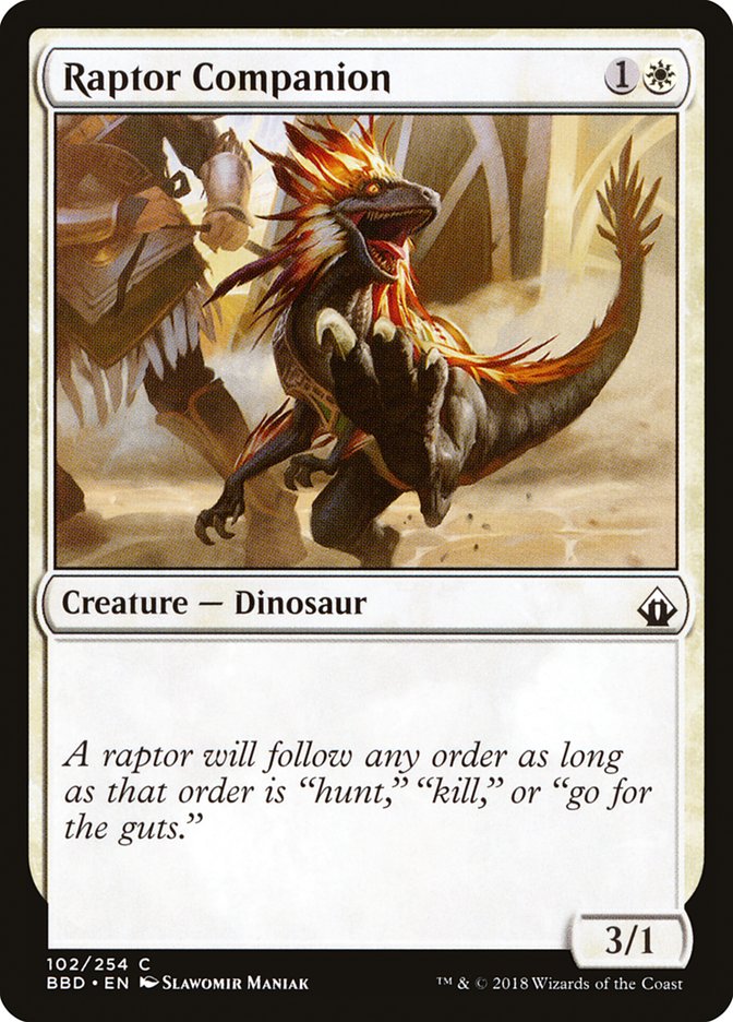 Raptor Companion [Battlebond] | Dragon's Lair Comics and Fantasy Houston TX