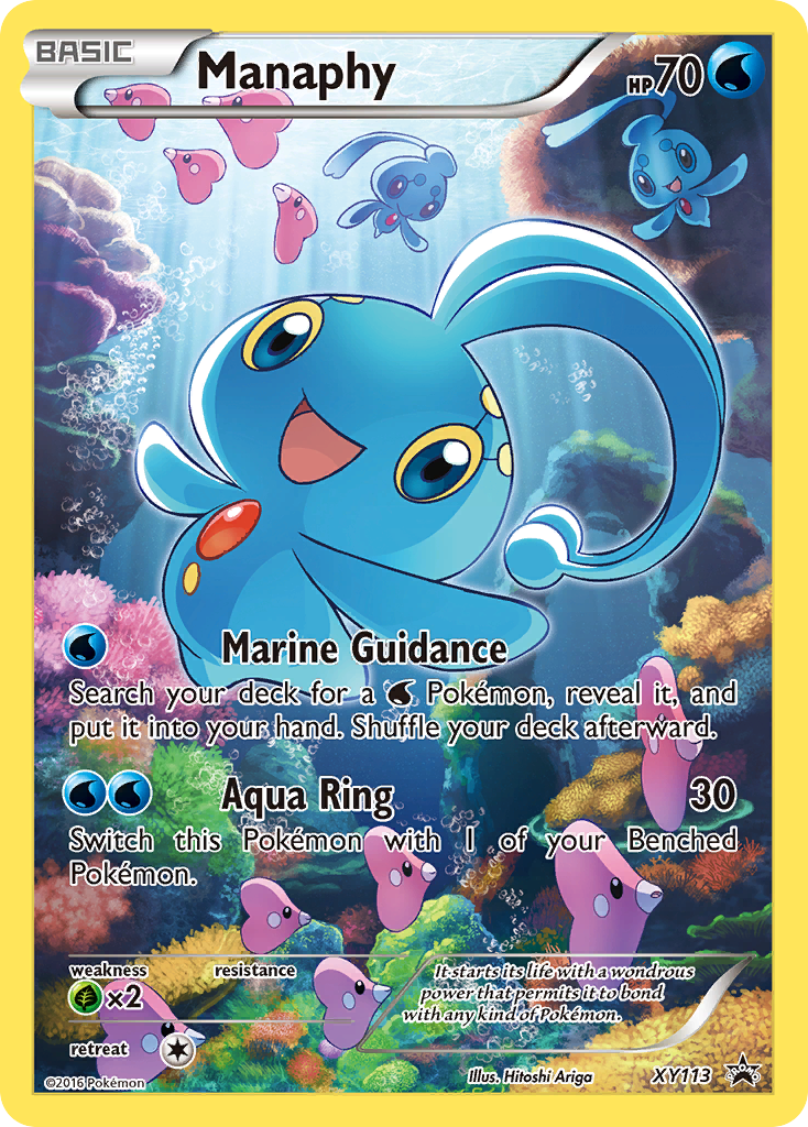 Manaphy (XY113) [XY: Black Star Promos] | Dragon's Lair Comics and Fantasy Houston TX