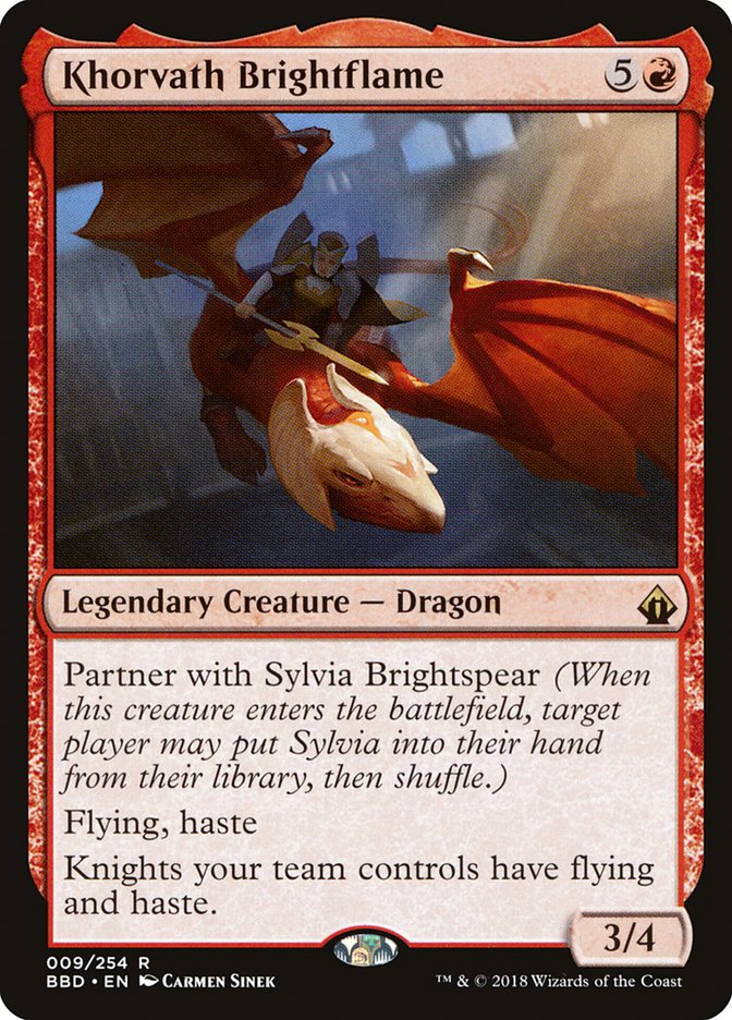 Khorvath Brightflame [Battlebond] | Dragon's Lair Comics and Fantasy Houston TX