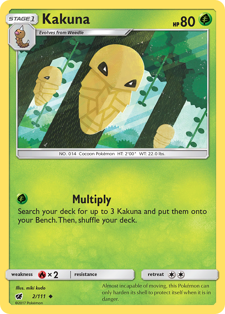 Kakuna (2/111) [Sun & Moon: Crimson Invasion] | Dragon's Lair Comics and Fantasy Houston TX