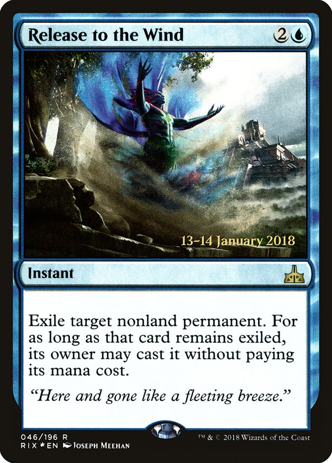 Release to the Wind [Rivals of Ixalan Prerelease Promos] | Dragon's Lair Comics and Fantasy Houston TX