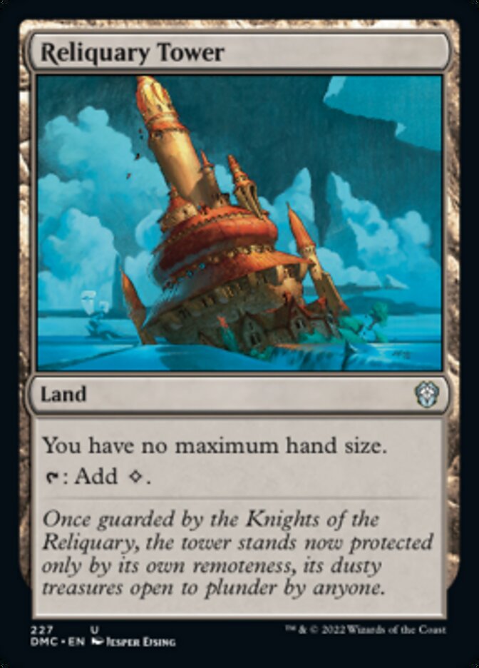 Reliquary Tower [Dominaria United Commander] | Dragon's Lair Comics and Fantasy Houston TX