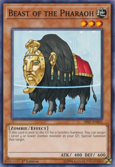 Beast of the Pharaoh [SR07-EN021] Common | Dragon's Lair Comics and Fantasy Houston TX