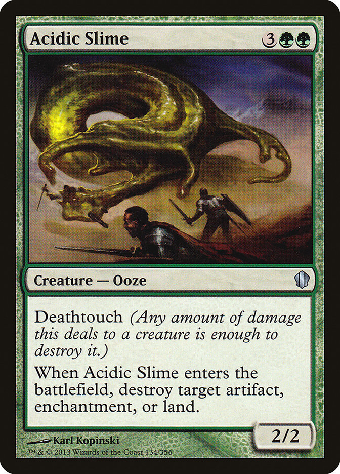 Acidic Slime [Commander 2013] | Dragon's Lair Comics and Fantasy Houston TX