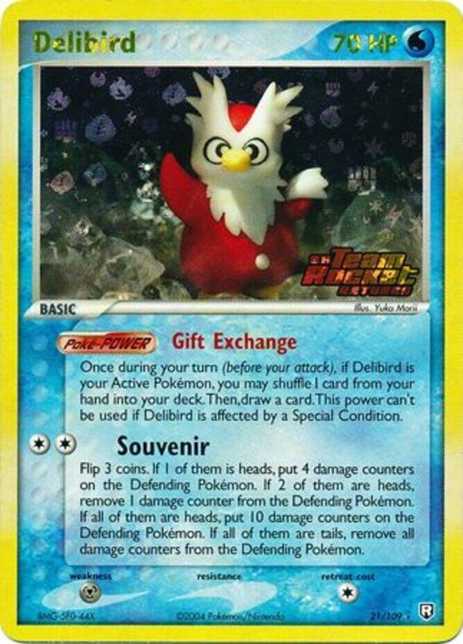 Delibird (21/109) (Stamped) [EX: Team Rocket Returns] | Dragon's Lair Comics and Fantasy Houston TX