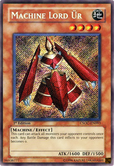 Machine Lord Ur [CSOC-EN093] Secret Rare | Dragon's Lair Comics and Fantasy Houston TX