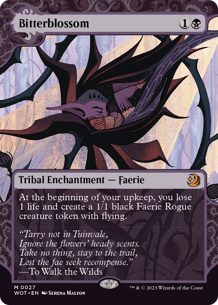 Bitterblossom [Wilds of Eldraine: Enchanting Tales] | Dragon's Lair Comics and Fantasy Houston TX