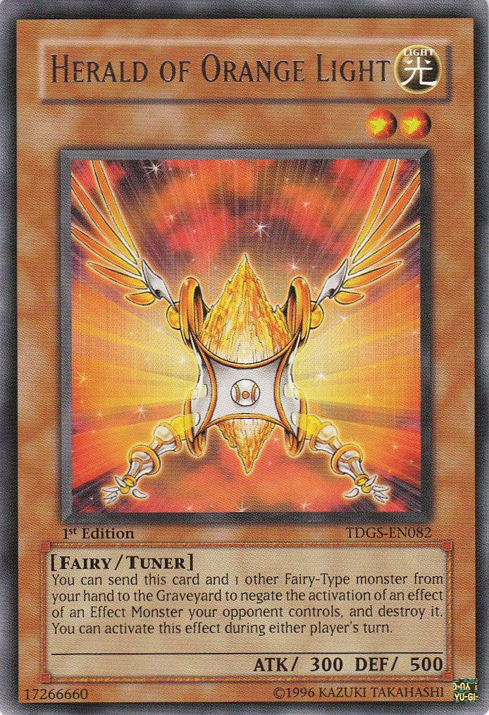 Herald of Orange Light [TDGS-EN082] Rare | Dragon's Lair Comics and Fantasy Houston TX