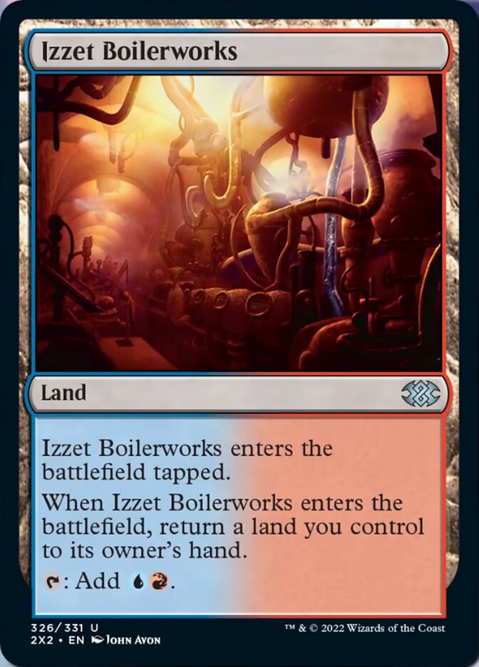 Izzet Boilerworks [Double Masters 2022] | Dragon's Lair Comics and Fantasy Houston TX