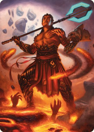 Koth, Fire of Resistance Art Card [Phyrexia: All Will Be One Art Series] | Dragon's Lair Comics and Fantasy Houston TX