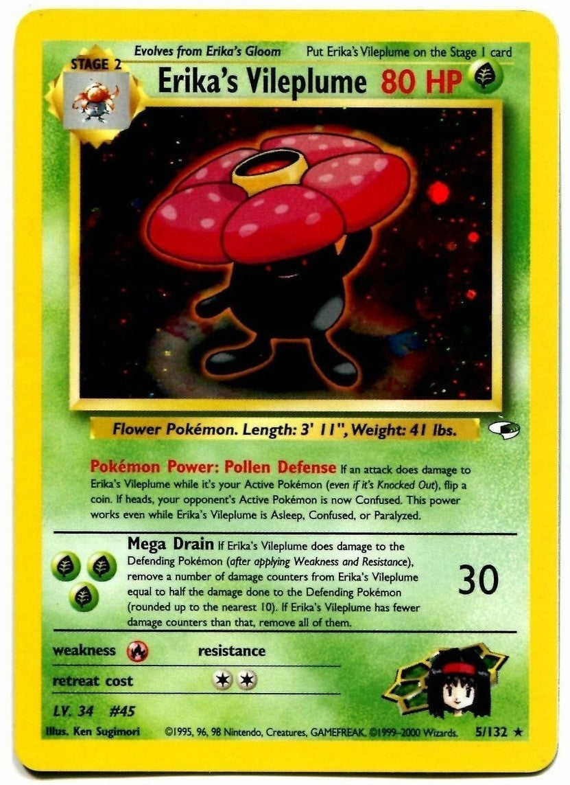 Erika's Vileplume (5/132) [Gym Heroes Unlimited] | Dragon's Lair Comics and Fantasy Houston TX