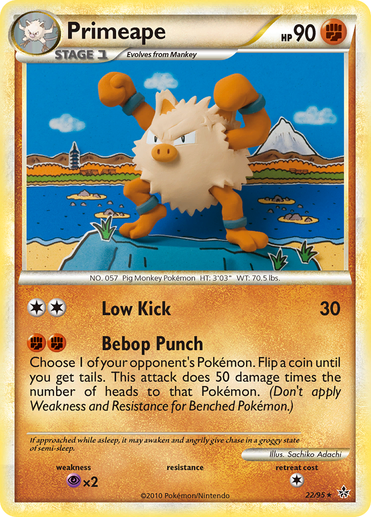 Primeape (22/95) [HeartGold & SoulSilver: Unleashed] | Dragon's Lair Comics and Fantasy Houston TX
