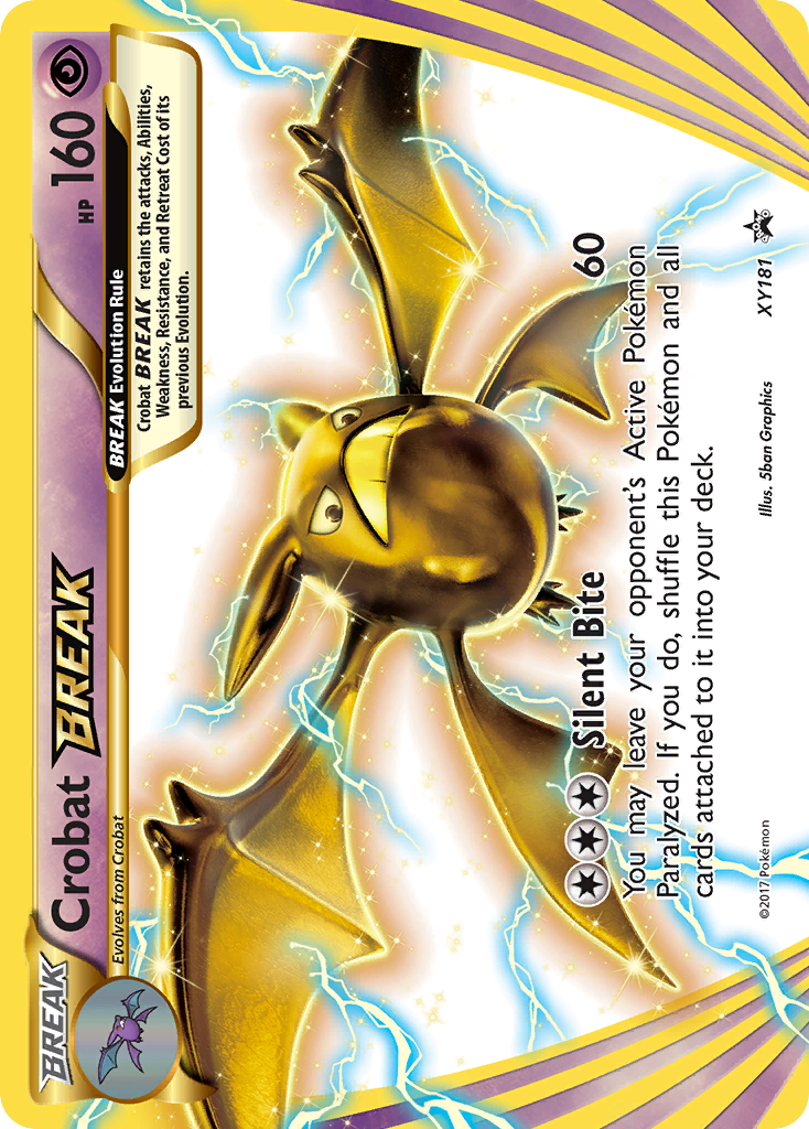 Crobat BREAK (XY181) [XY: Black Star Promos] | Dragon's Lair Comics and Fantasy Houston TX