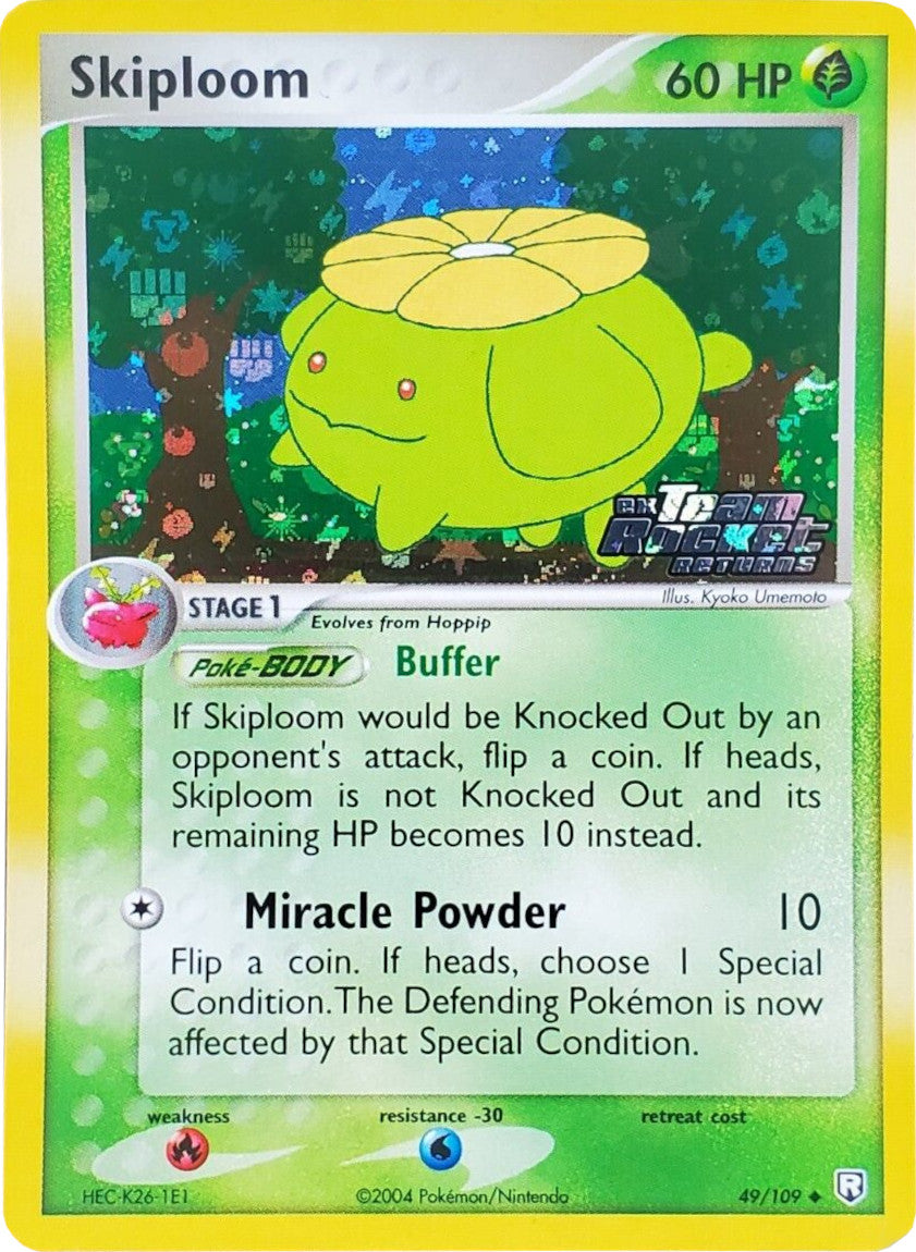 Skiploom (49/109) (Stamped) [EX: Team Rocket Returns] | Dragon's Lair Comics and Fantasy Houston TX