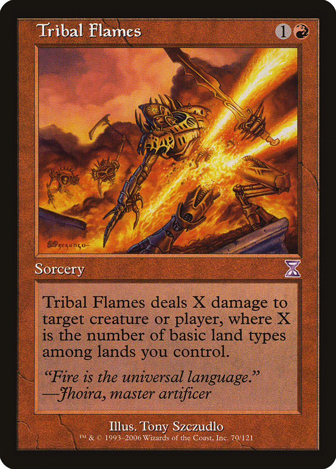Tribal Flames [Time Spiral Timeshifted] | Dragon's Lair Comics and Fantasy Houston TX