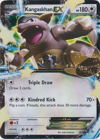 Kangaskhan EX (78/106) (Jumbo Card) [XY: Flashfire] | Dragon's Lair Comics and Fantasy Houston TX