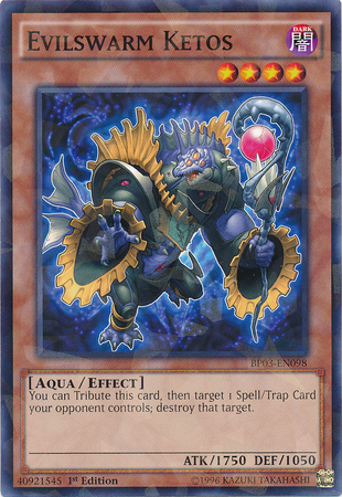 Evilswarm Ketos [BP03-EN098] Shatterfoil Rare | Dragon's Lair Comics and Fantasy Houston TX