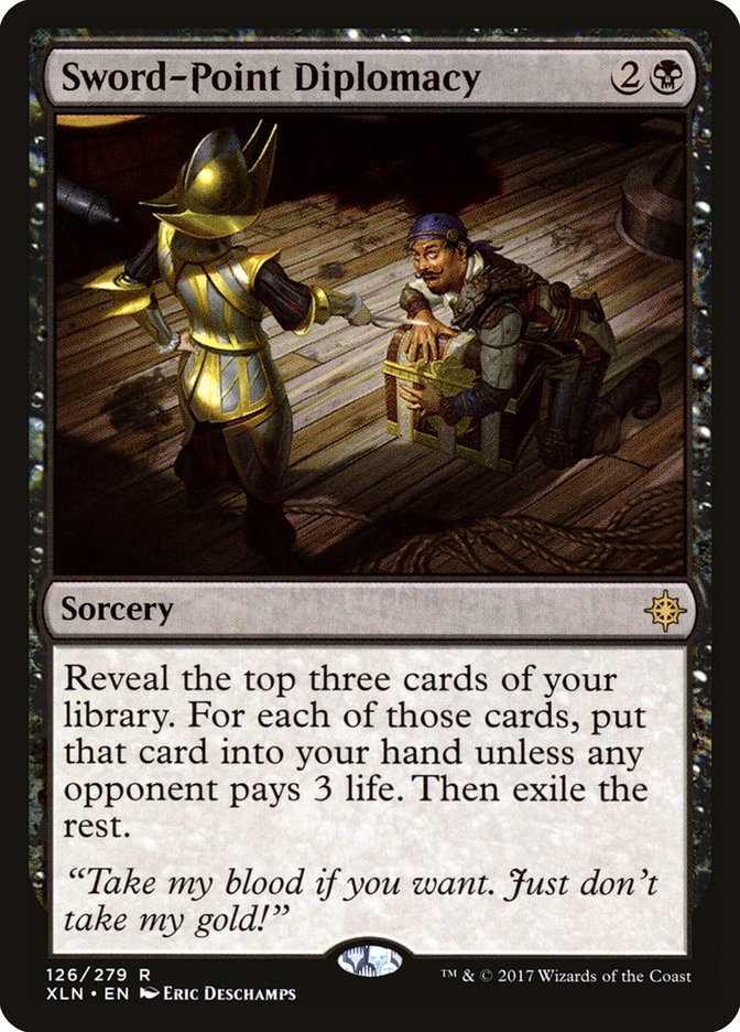 Sword-Point Diplomacy [Ixalan] | Dragon's Lair Comics and Fantasy Houston TX