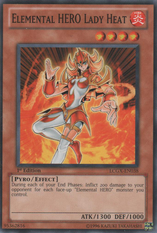 Elemental HERO Lady Heat [LCGX-EN038] Common | Dragon's Lair Comics and Fantasy Houston TX