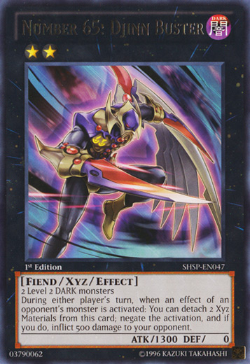 Number 65: Djinn Buster [SHSP-EN047] Rare | Dragon's Lair Comics and Fantasy Houston TX