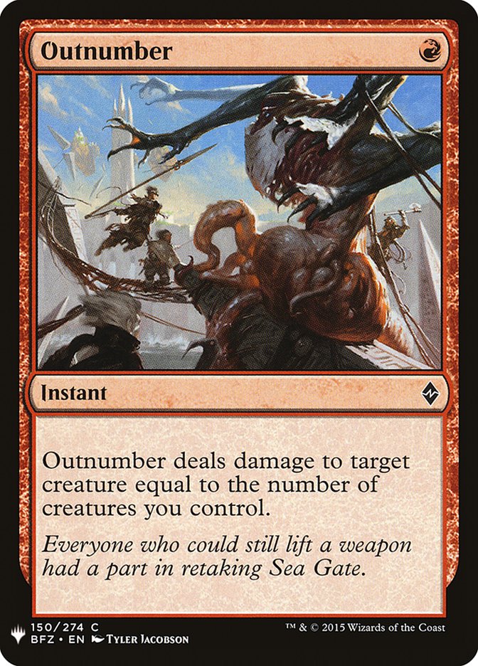 Outnumber [Mystery Booster] | Dragon's Lair Comics and Fantasy Houston TX