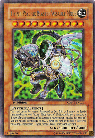 Hyper Psychic Blaster/Assault Mode [CRMS-EN020] Ultra Rare | Dragon's Lair Comics and Fantasy Houston TX