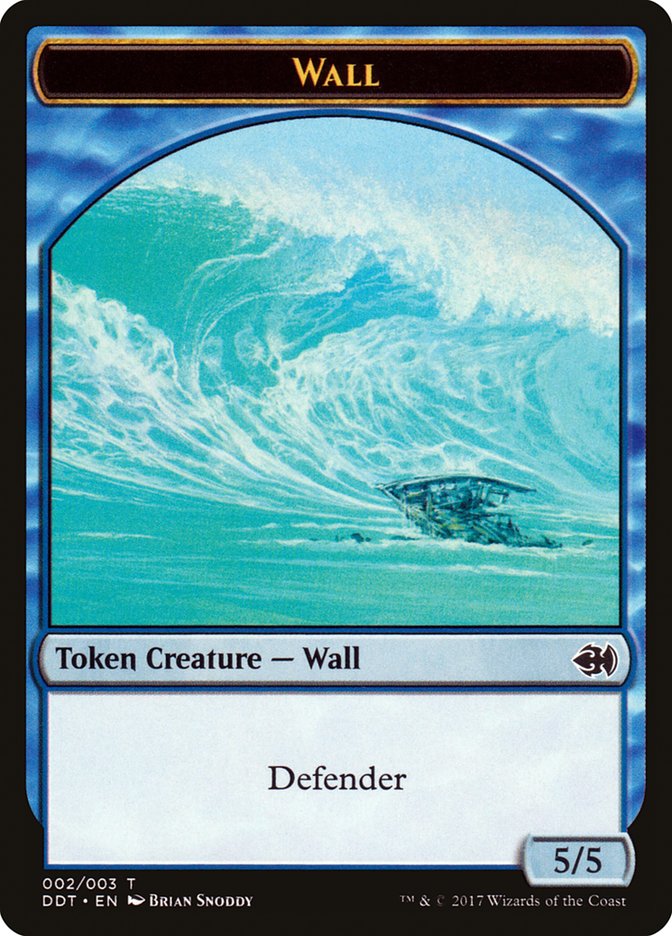 Wall Token [Duel Decks: Merfolk vs. Goblins Tokens] | Dragon's Lair Comics and Fantasy Houston TX