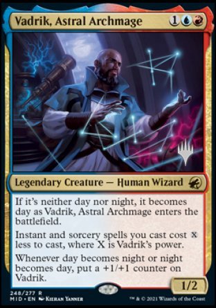 Vadrik, Astral Archmage (Promo Pack) [Innistrad: Midnight Hunt Promos] | Dragon's Lair Comics and Fantasy Houston TX