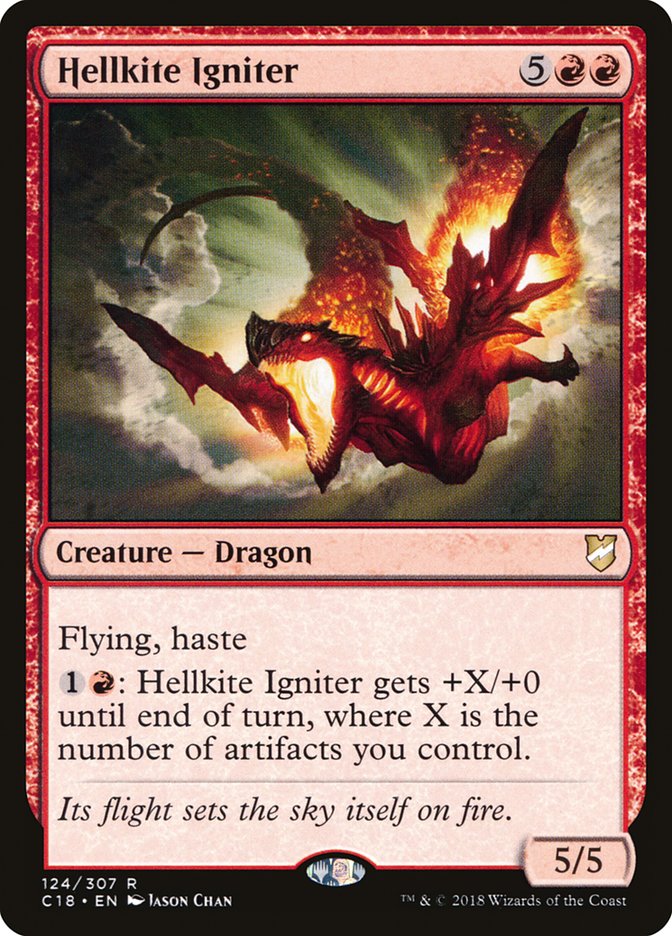 Hellkite Igniter [Commander 2018] | Dragon's Lair Comics and Fantasy Houston TX