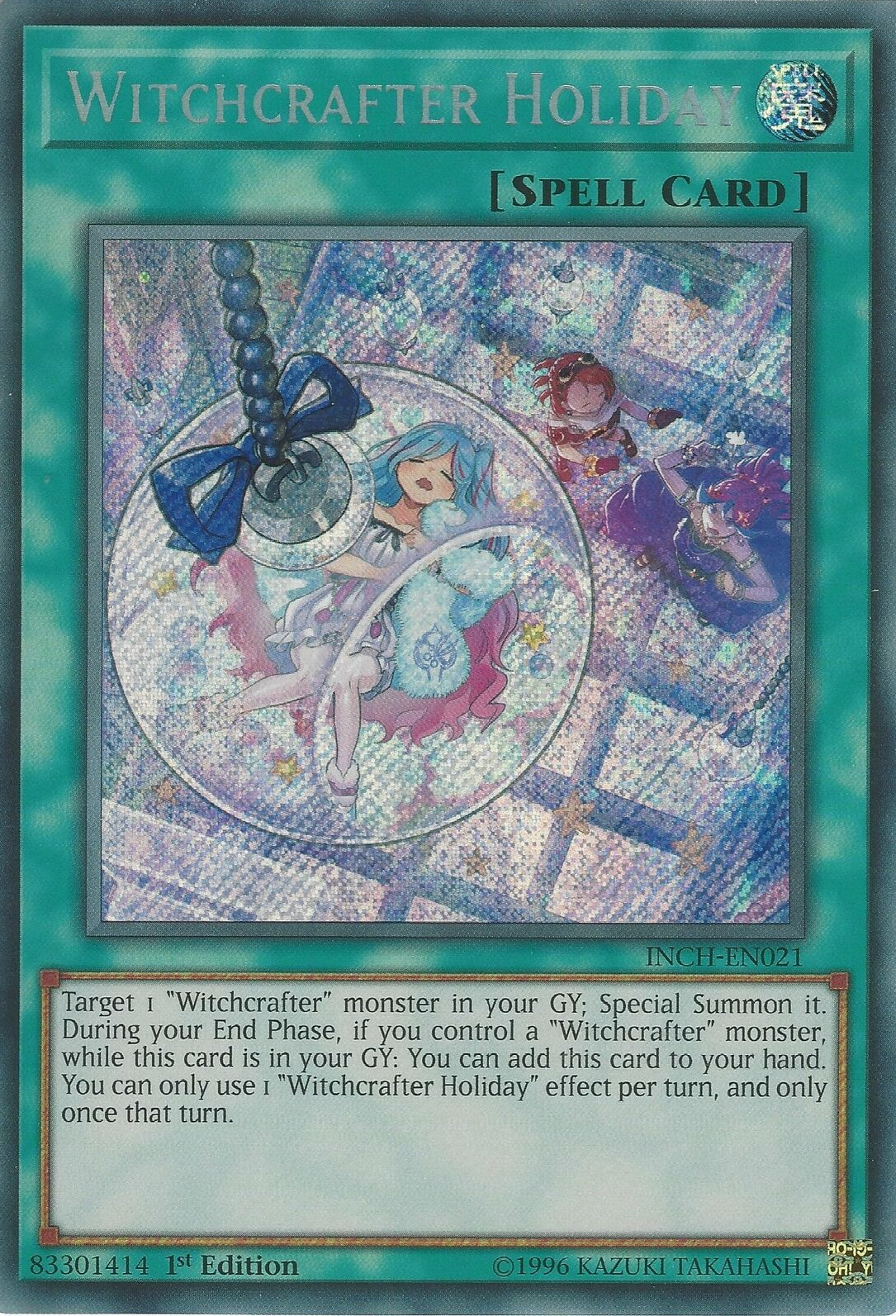 Witchcrafter Holiday [INCH-EN021] Secret Rare | Dragon's Lair Comics and Fantasy Houston TX