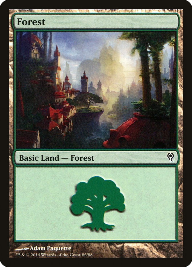 Forest (86) [Duel Decks: Jace vs. Vraska] | Dragon's Lair Comics and Fantasy Houston TX